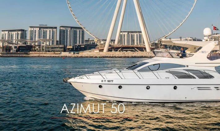 50 Azimut sailing