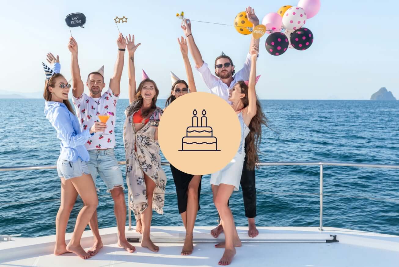 Yacht Charter Birthday packages