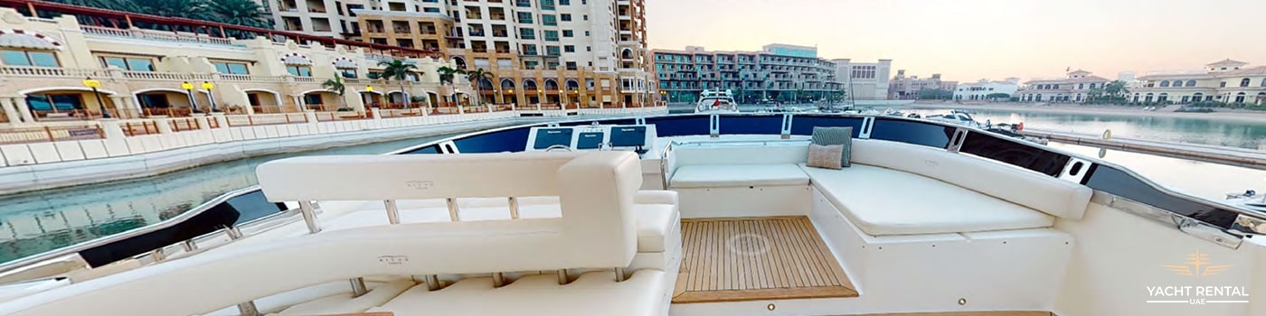 Aicon yacht Dubai seating 