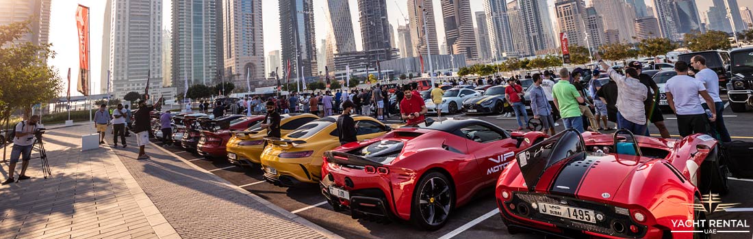 Dubai International Boat Show Supercar Meetup