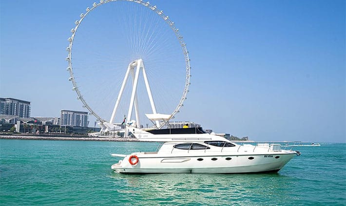 Carnevali Italian Yacht view near Ain Dubai