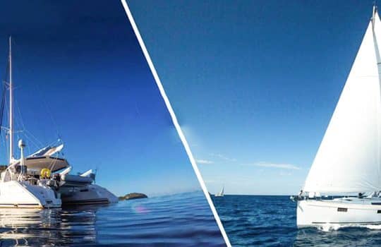 Difference between catamaran and yacht