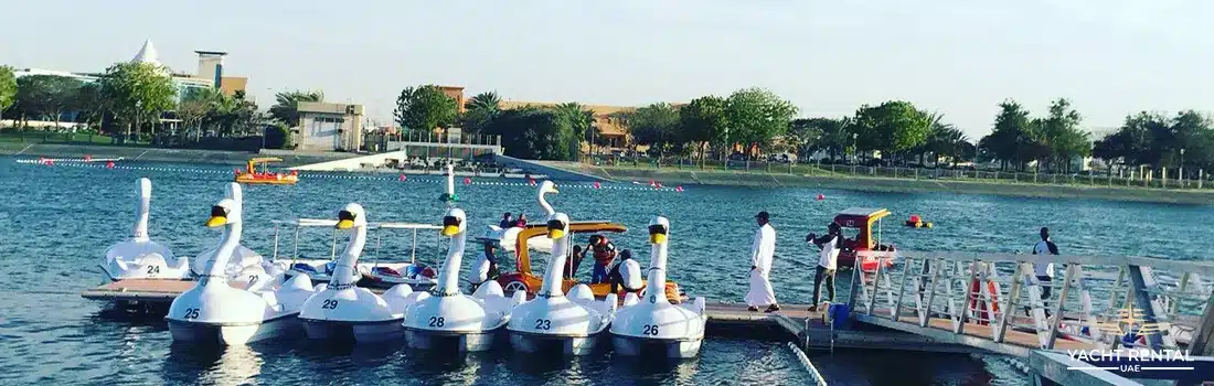 pedal boating Dubai options