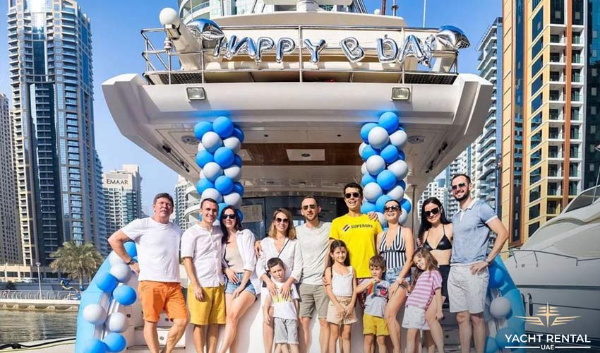 birthday yacht rental for parties