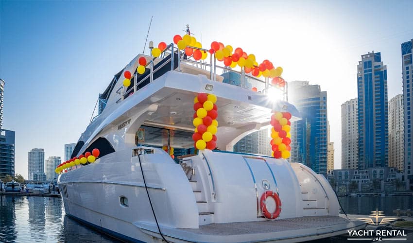 yacht rental dubai birthday