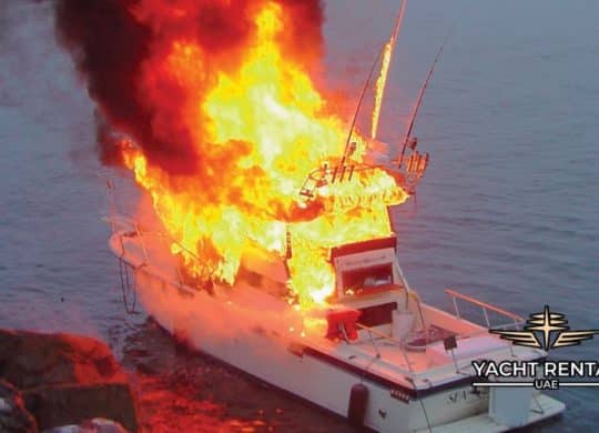 What Should You Do If a Fire Breaks Out in the Front of Your Boat